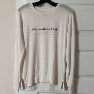 Abercrombie & Fitch Off-White Pullover